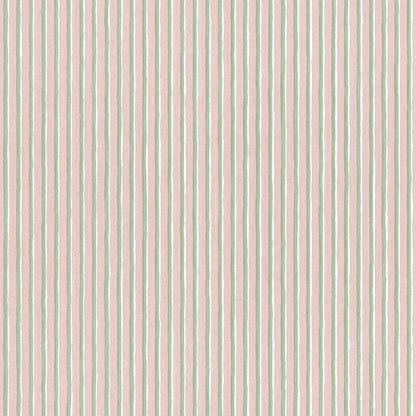Brita Stripe Wallpaper - Pink, flat pattern