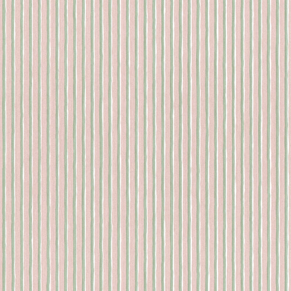 Sample – Brita Stripe Wallpaper – Pink