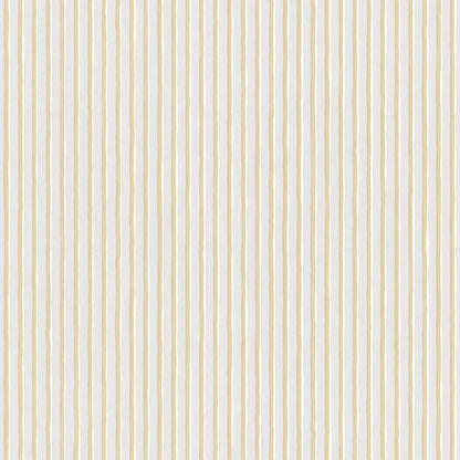Brita Stripe Wallpaper - Sunflower, flat pattern