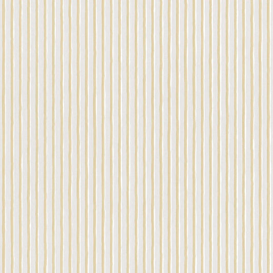 Brita Stripe Wallpaper - Sunflower, flat pattern