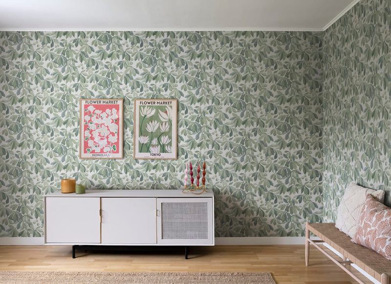 Kersti Wallpaper - Spring Green