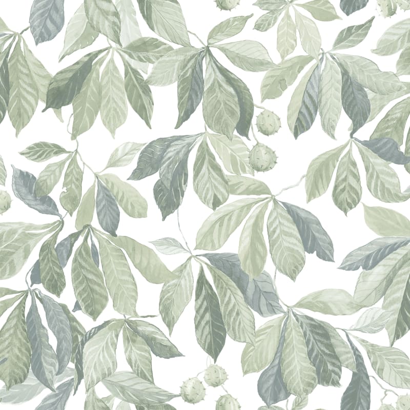 Sample - Kersti Wallpaper - Spring Green