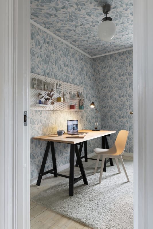 Kersti Wallpaper - Soft Blue
