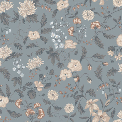 Till Karin Wallpaper - Sandberg - Folklore Blue