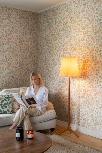Till Karin Wallpaper - Sandberg - Spring Green