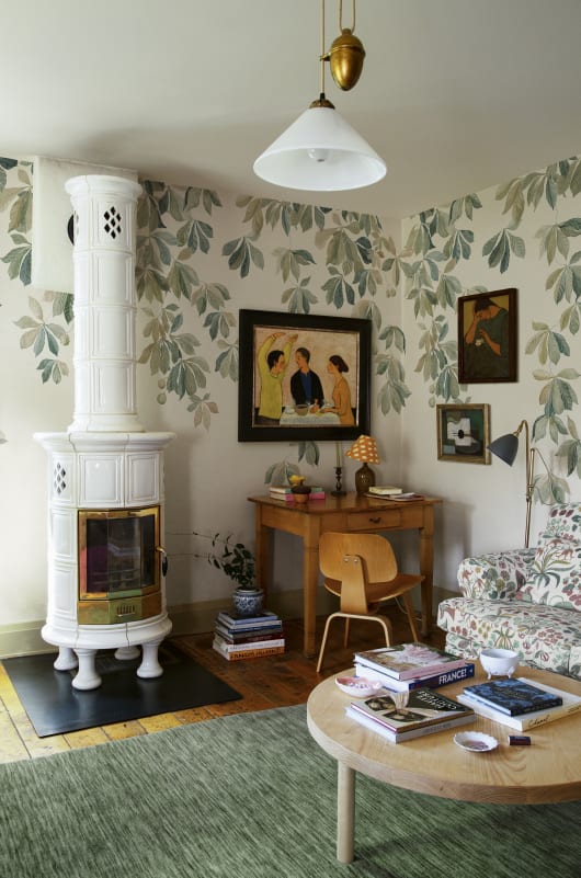 Kastanjen - Sandberg - Custom Sized Wallpaper Mural (per m2) - Garden Green