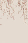 Aralia - Sandberg -  Custom Sized Wallpaper Mural (per m2) -Burgundy