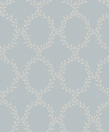 Sample - Wilma Wallpaper - Misty Blue