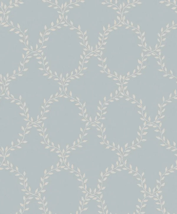 Sample - Wilma Wallpaper - Misty Blue