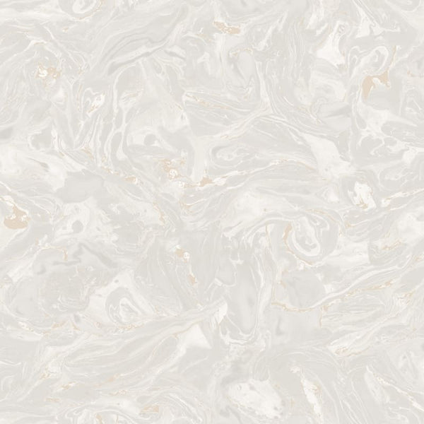 Sample - Marion Marble Wallpaper - Grey