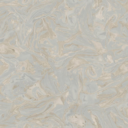 Marion Marble Wallpaper - Misty Blue