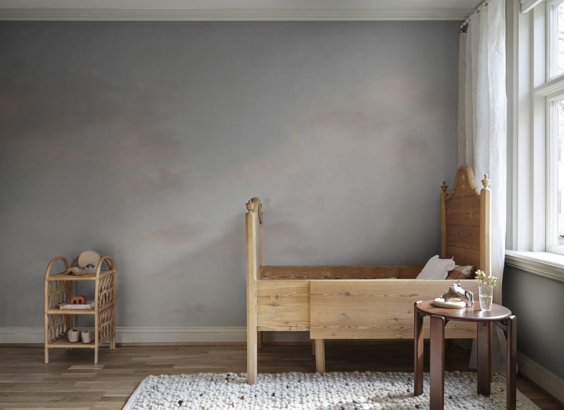 Moln WALL - Sandberg - Custom Sized Wallpaper Mural (per m2) - Misty Blue