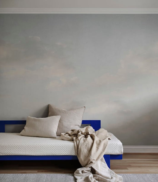 Moln WALL - Sandberg - Custom Sized Wallpaper Mural (per m2) - Light Blue