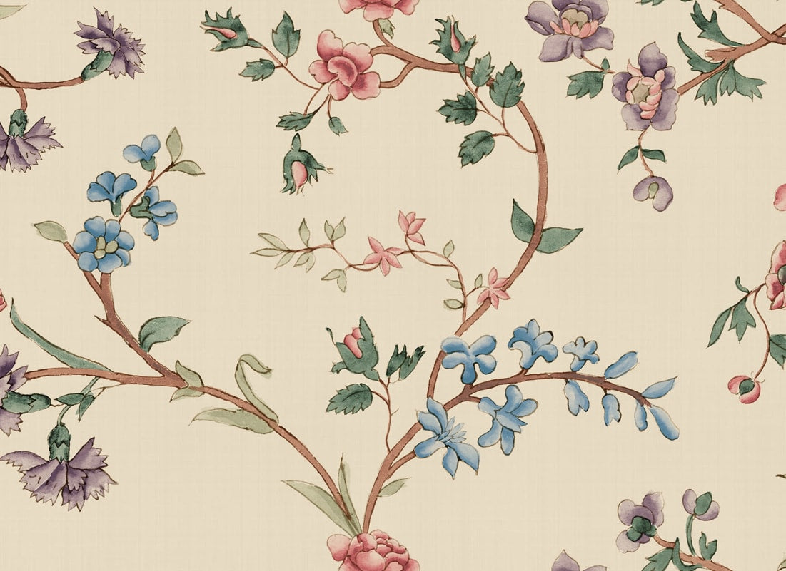 Clara - Custom Sized Wallpaper Mural (per m2) - Colorful