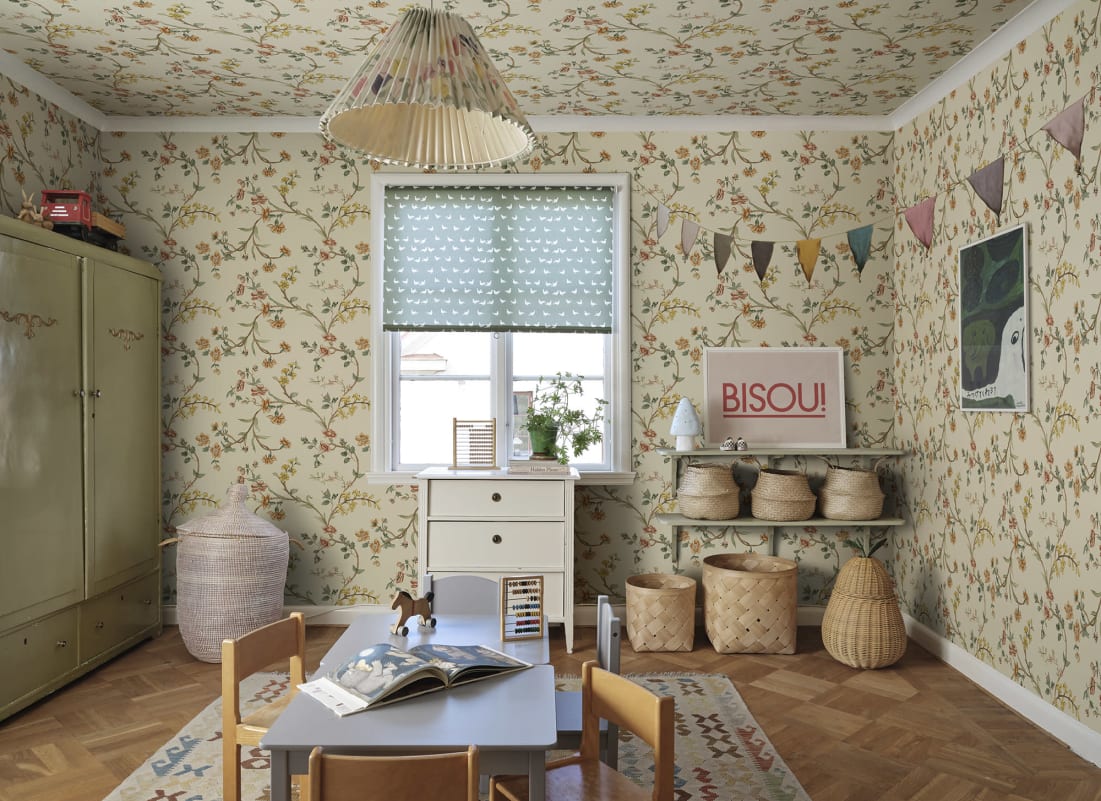 Clara - Custom Sized Wallpaper Mural (per m2) - Oat
