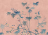 Bamboo Grove - Custom Sized Wallpaper Mural (per m2) - Pink