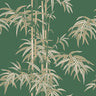Leon Bamboo Wallpaper - Green