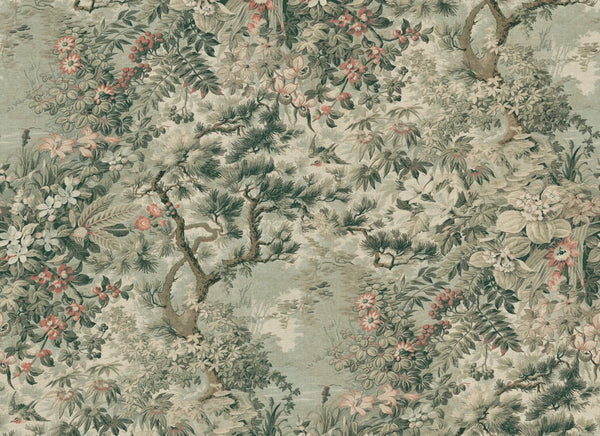 Sample - Johannas Damm Mural Wallpaper - Green