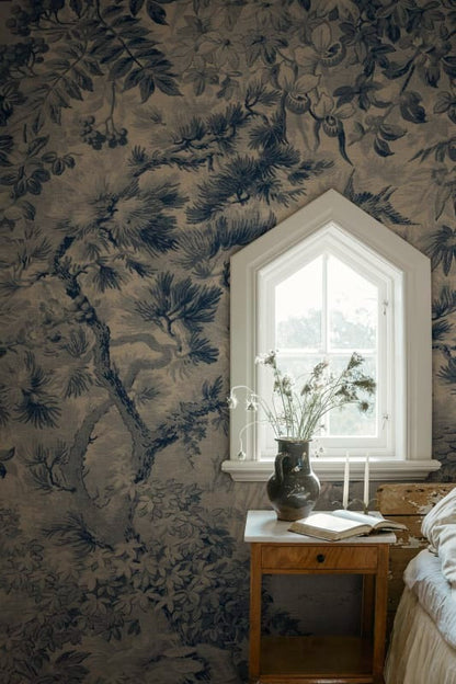 Johannas Damm Mural Wallpaper - Blue