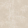 Leon Bamboo - Beige - Custom Sized Wallpaper Mural (per m2)