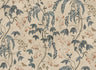 Ottilia Artistic Botanical Mural Wallpaper - Misty Blue
