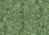 Ottilia Artistic Botanical Mural Wallpaper - Green