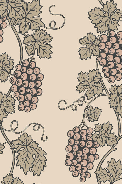 Carla Grape Wallpaper – Garden Green