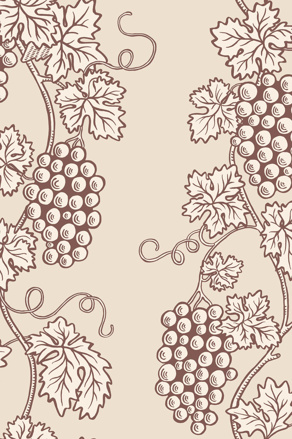 Carla Grape Burgundy Wallpaper – Burgundy