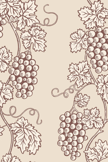 Carla Grape Burgundy Wallpaper – Burgundy