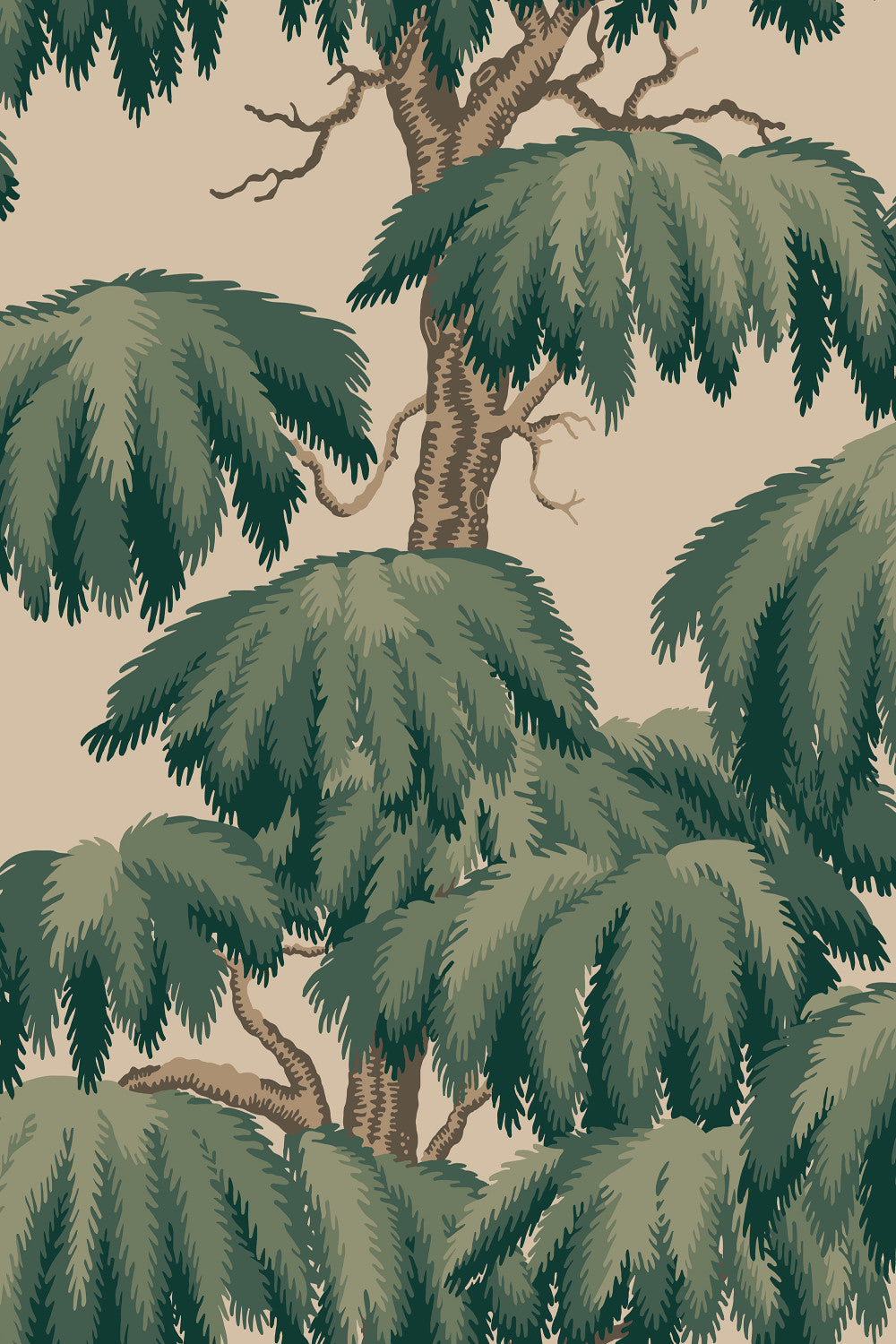 Sample – Alba Wallpaper – Emerald