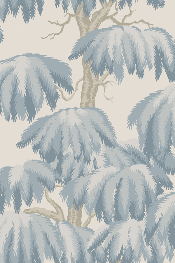 Sample – Alba Wallpaper – Light Blue