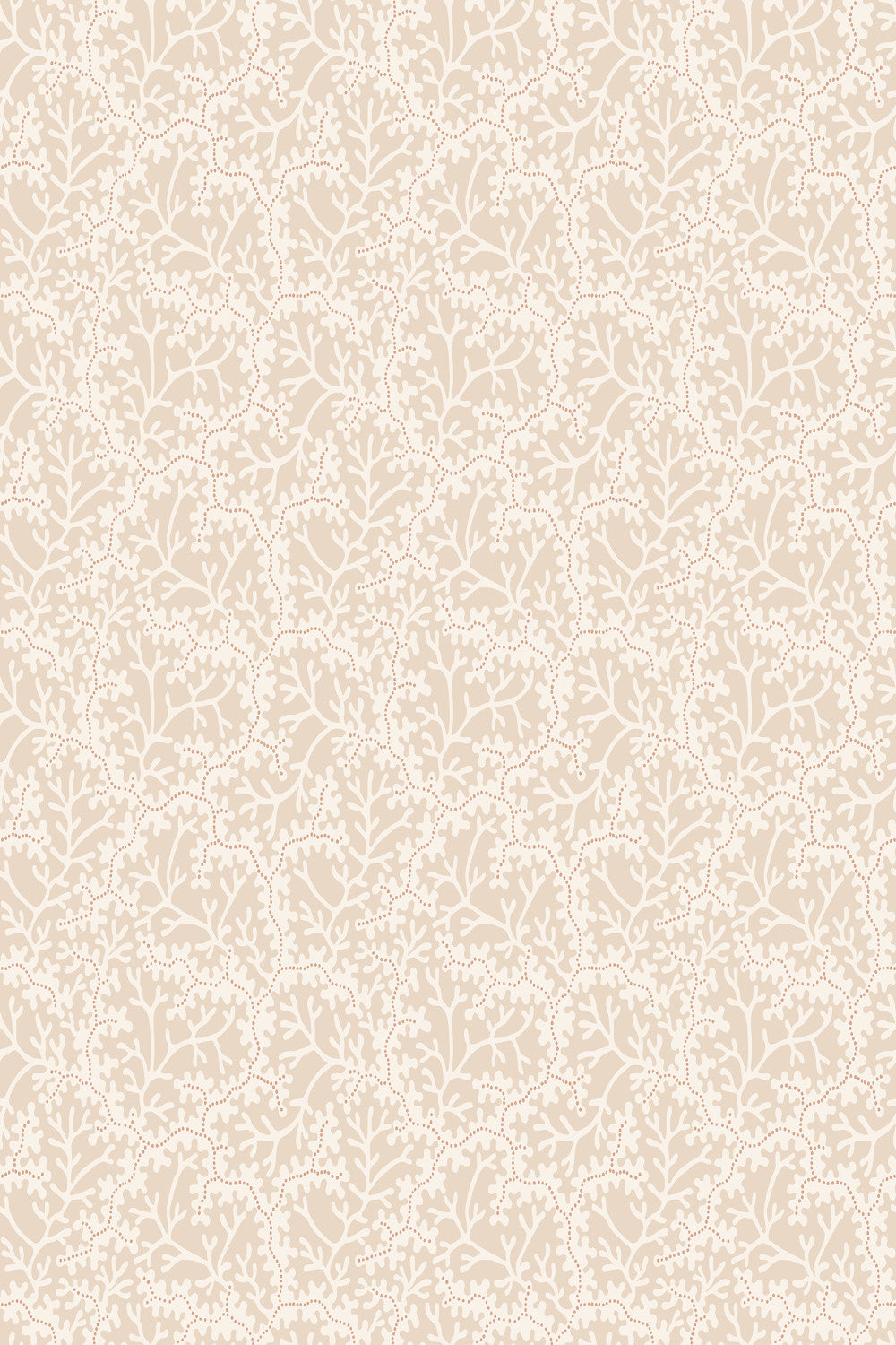 Sample – Coral Wallpaper – Beige