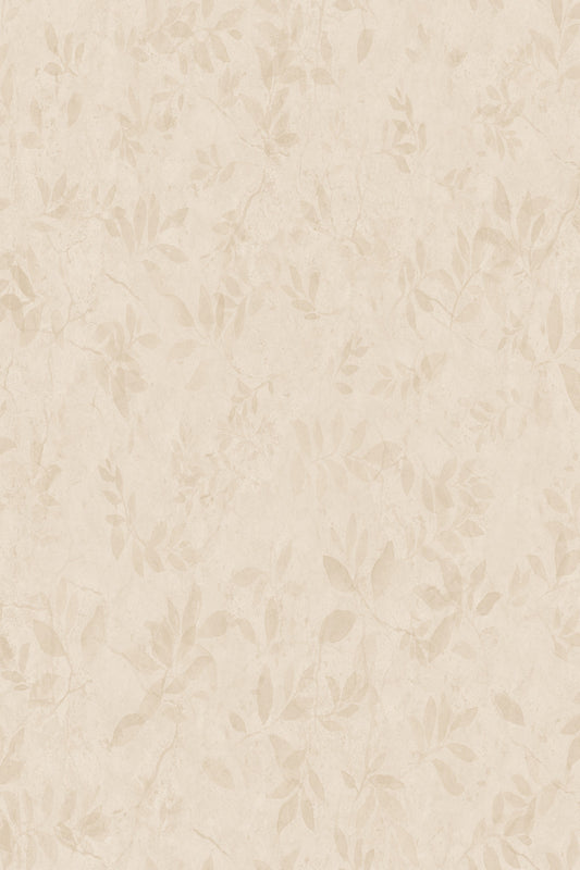 Mila wallpaper in Beige, flat pattern