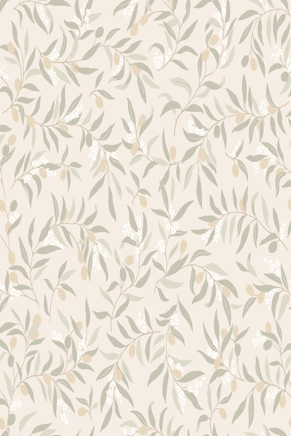 Olivia in Sage Green, close-up pattern detail