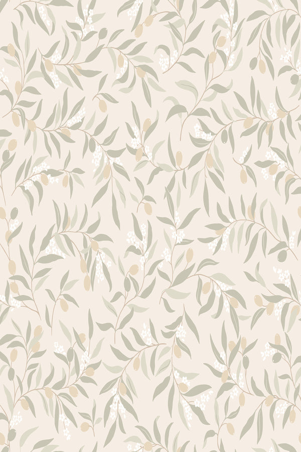 Sample – Olivia Wallpaper – Sage Green