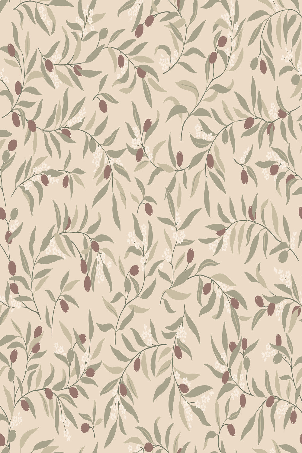 Sample – Olivia Wallpaper – Burgundy