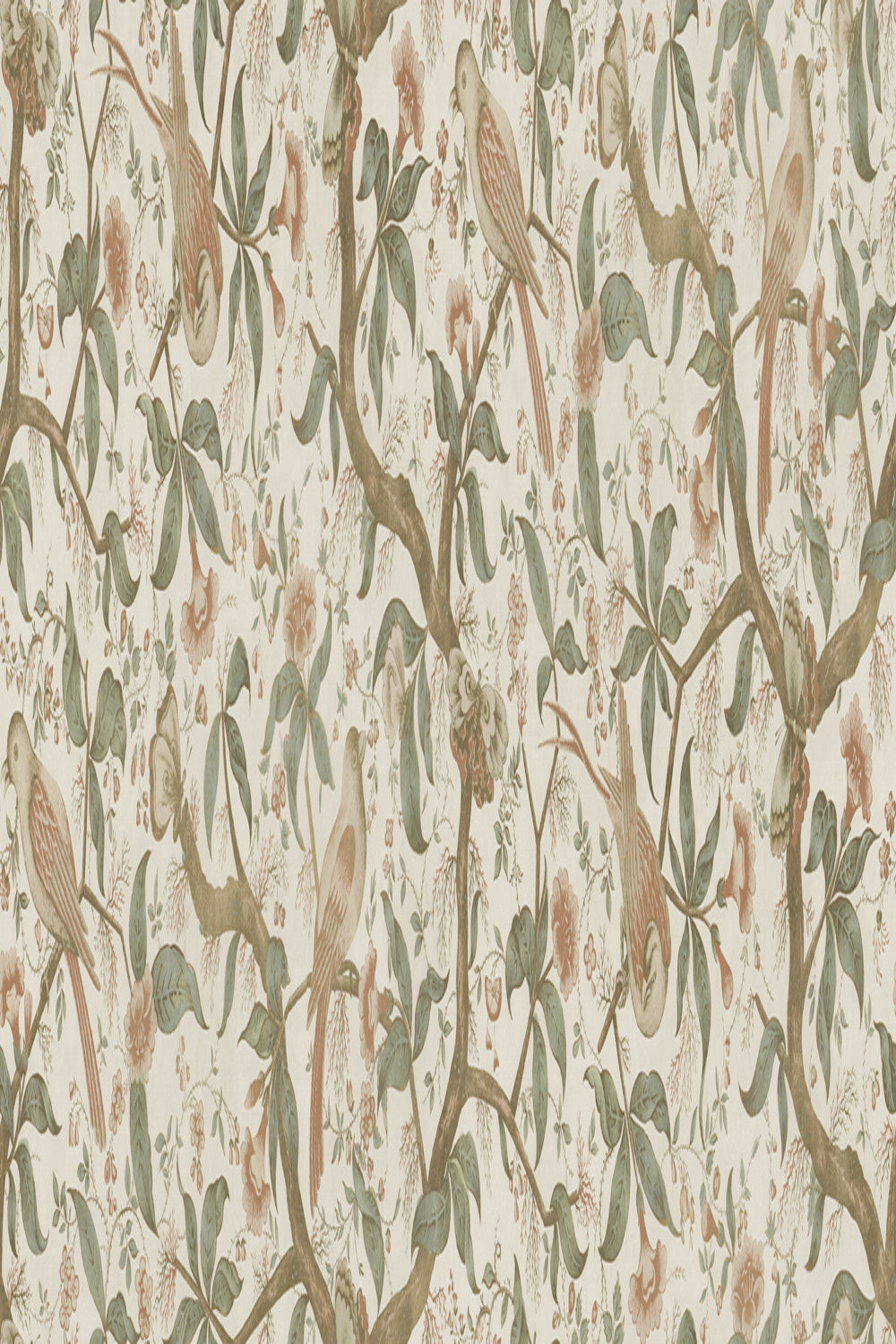 Alexa in Garden Green, close-up pattern detail