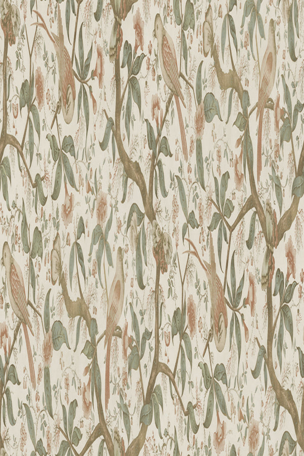 Sample – Alexa – Garden Green – custom sized wallpaper mural (per m²)
