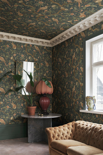 Alexa mural in Classic Blue in a room setting