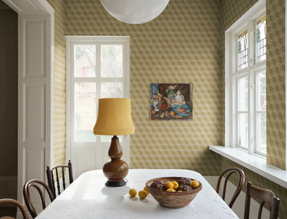 Chiara – Honey – custom sized wallpaper mural (per m²)