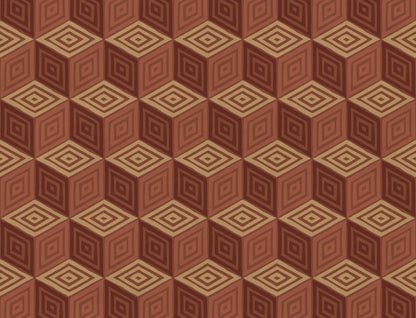 Chiara – Terracotta – custom sized wallpaper mural (per m²)