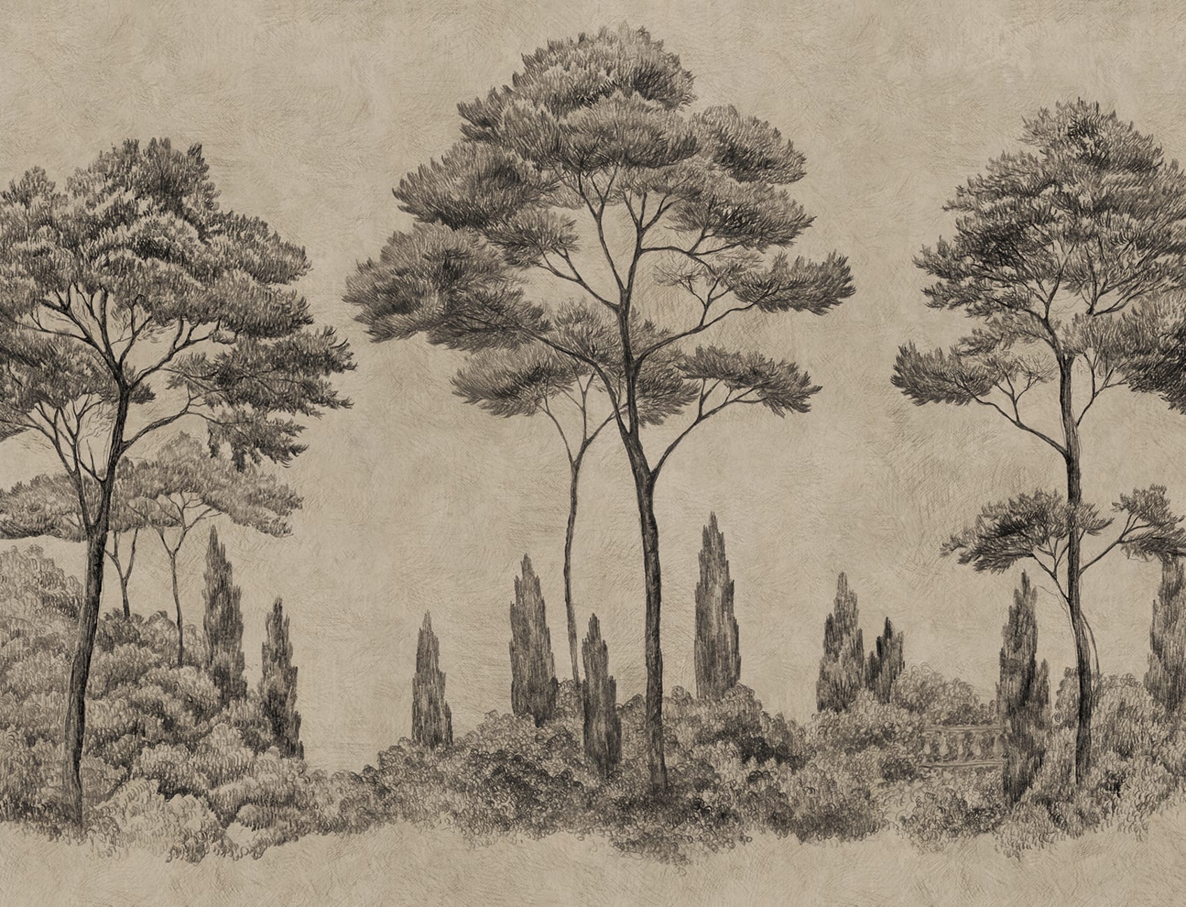 Andrea, Graphite mural pattern sample