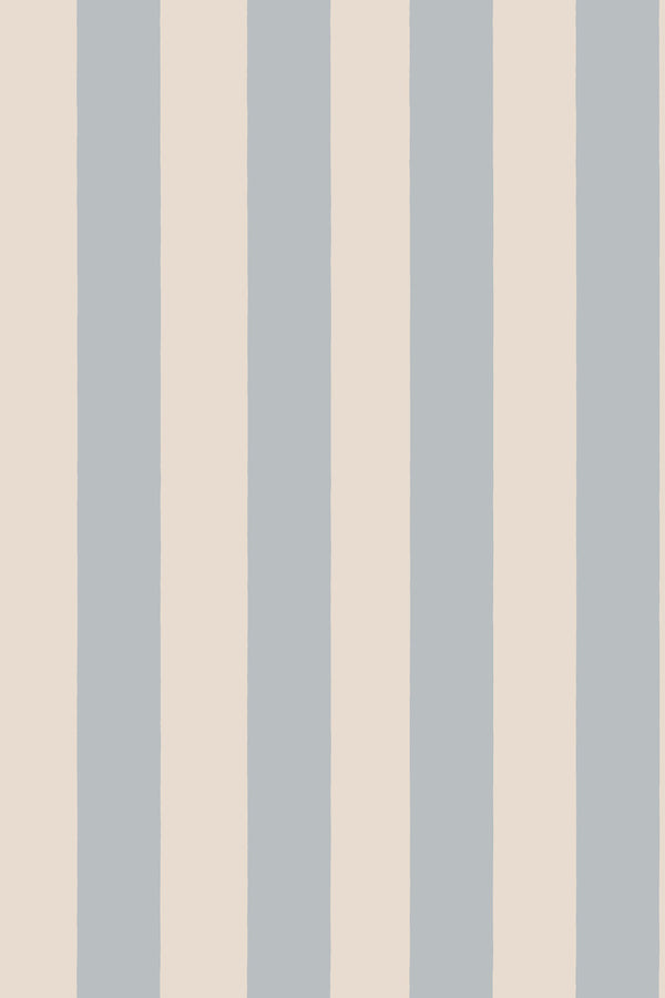 Sample – Sam Narrow Striped Wallpaper – Light Blue