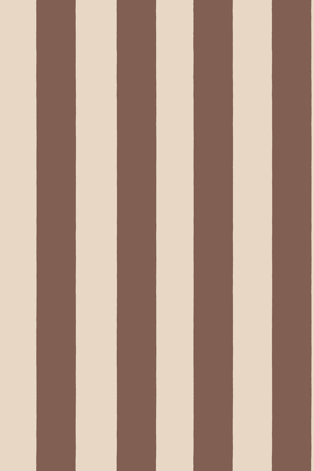 Sam Narrow Striped wallpaper in Burgundy, flat pattern
