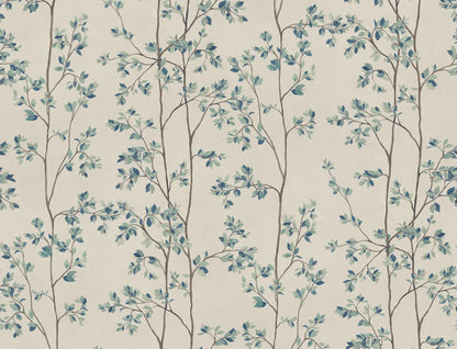 Laura – Blue – Custom sized wallpaper mural (per m²)