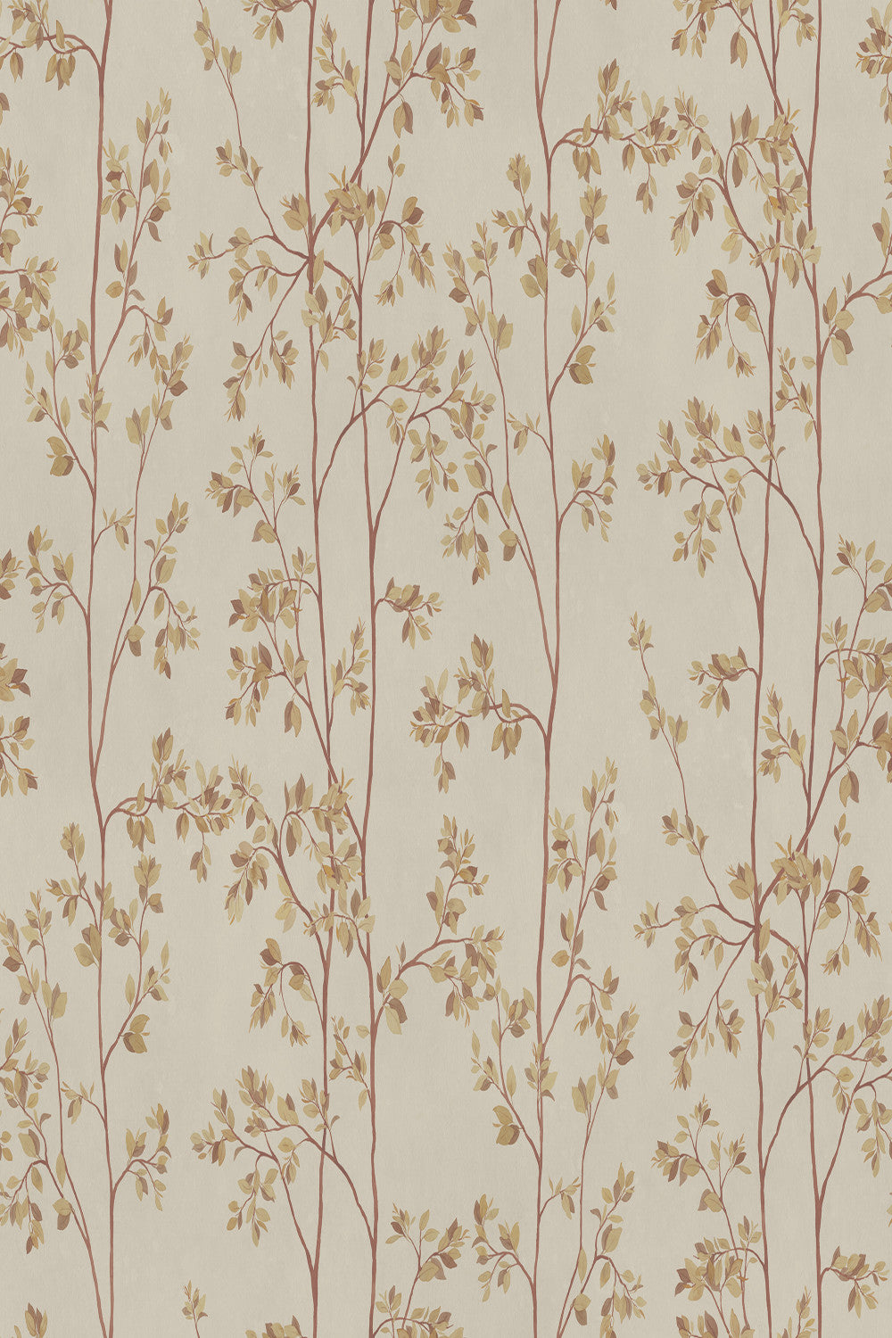 Laura mural in Beige, flat pattern