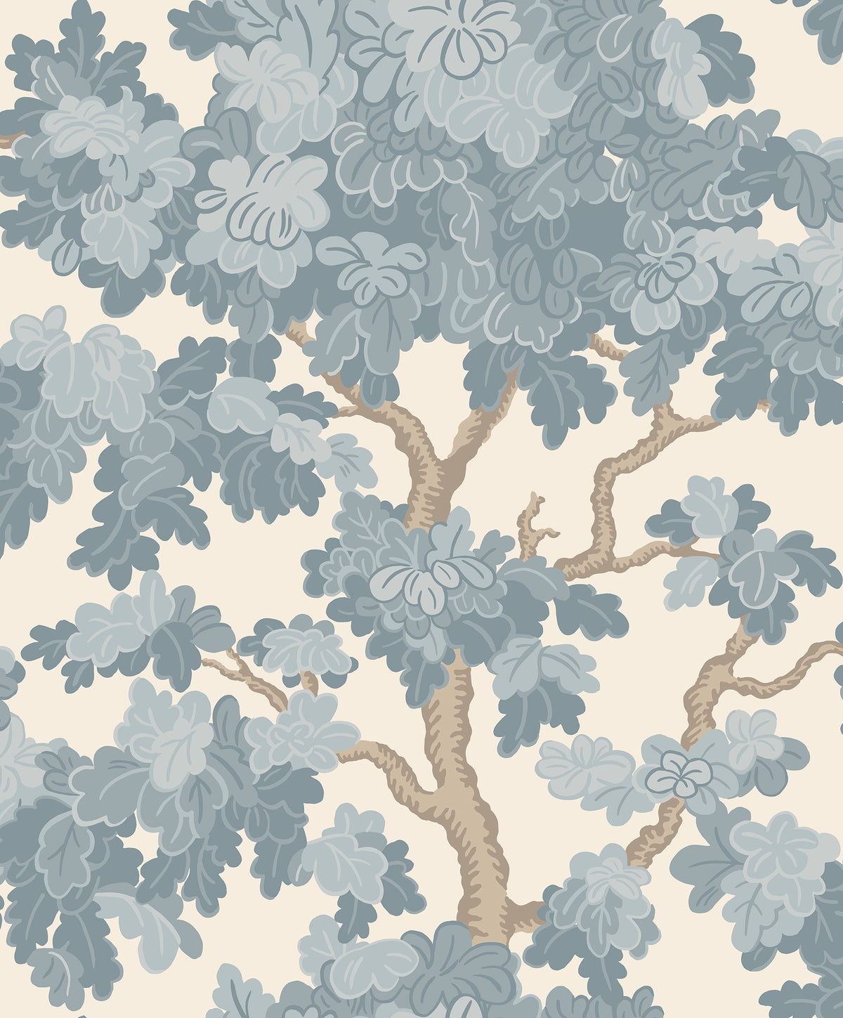 Karolina Tree Wallpaper – Light Blue