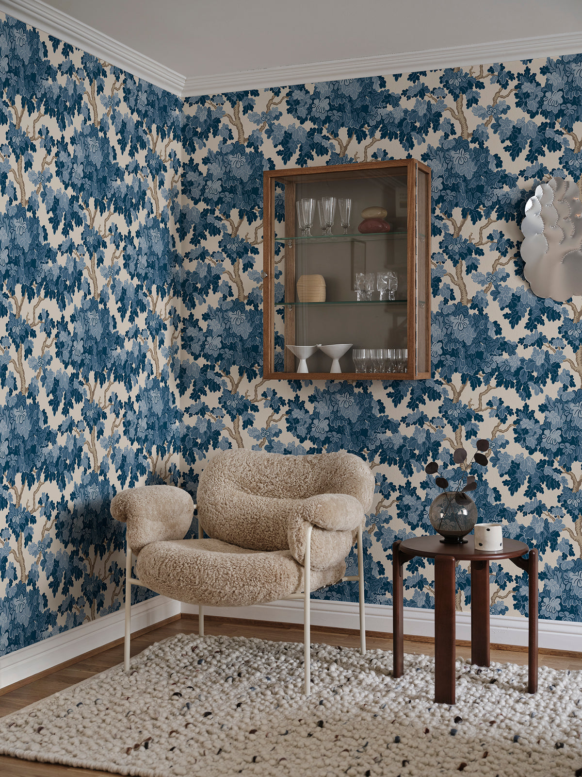 Karolina Tree Wallpaper – Blue