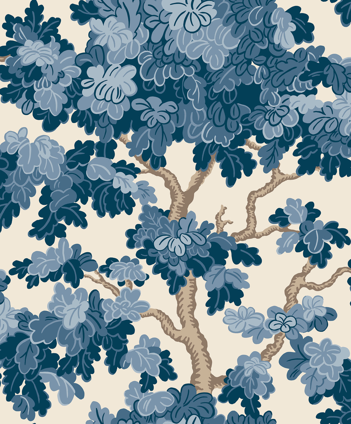 Karolina Tree Wallpaper – Blue