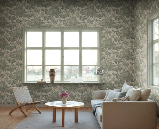 Karolina Tree Wallpaper – Garden Green